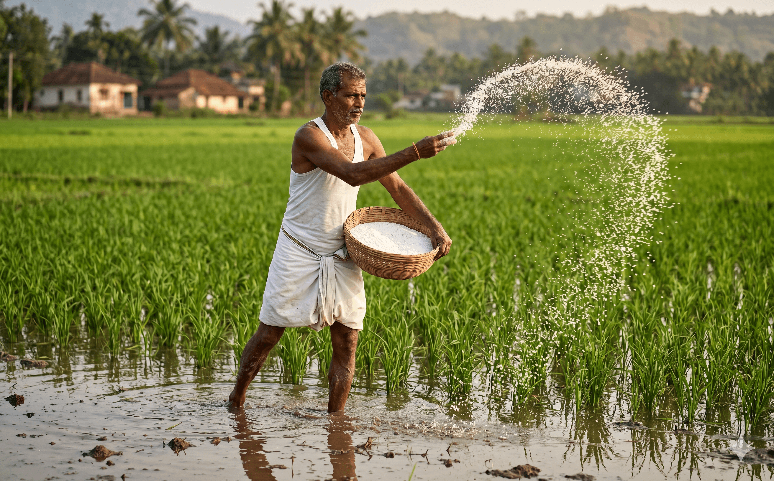 Happy farmer